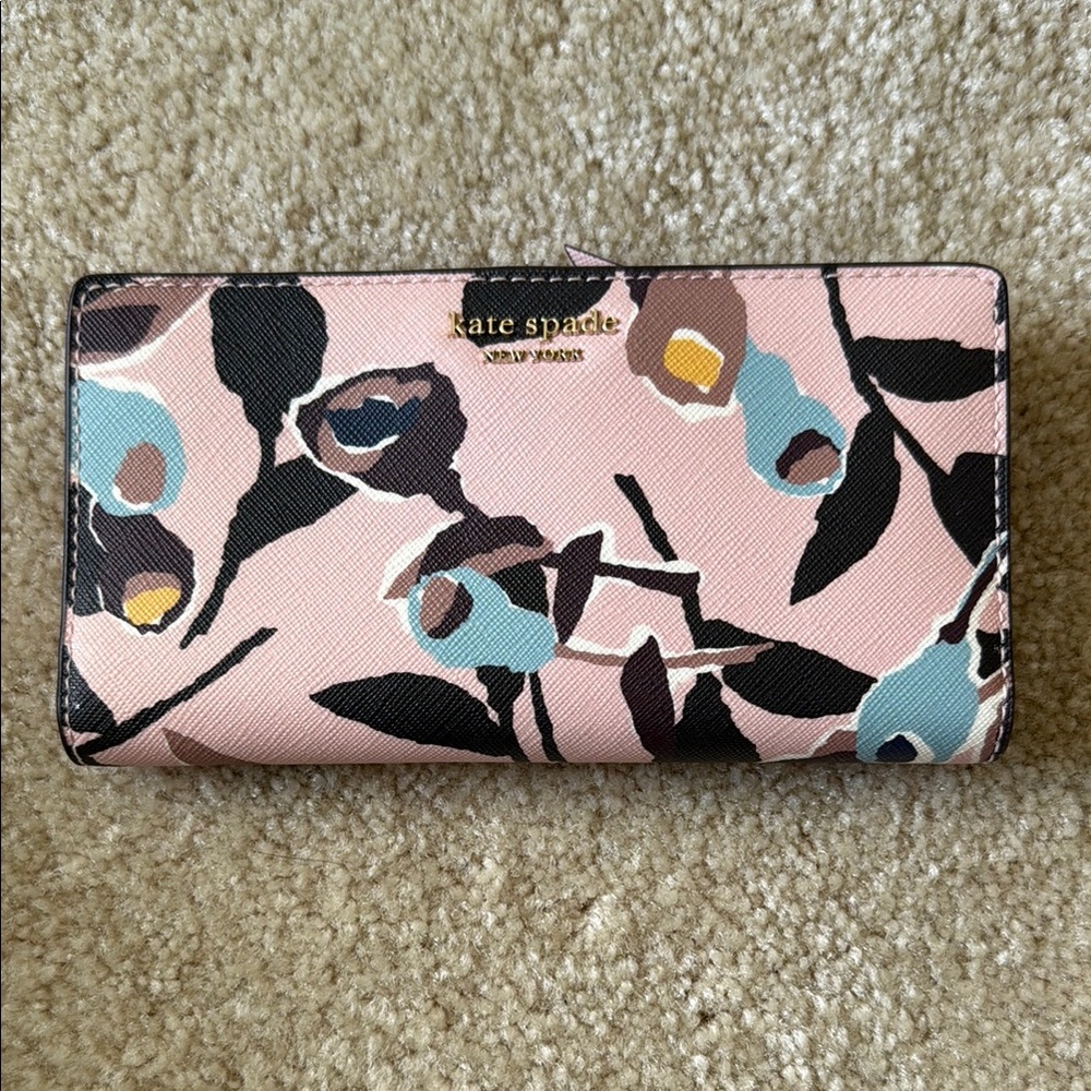 Kate Spade Pink Floral Wallet